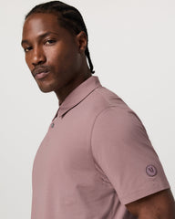 Short Sleeve Feather Polo Zion Rose | Vuori online