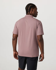 Short Sleeve Feather Polo Zion Rose | Vuori online