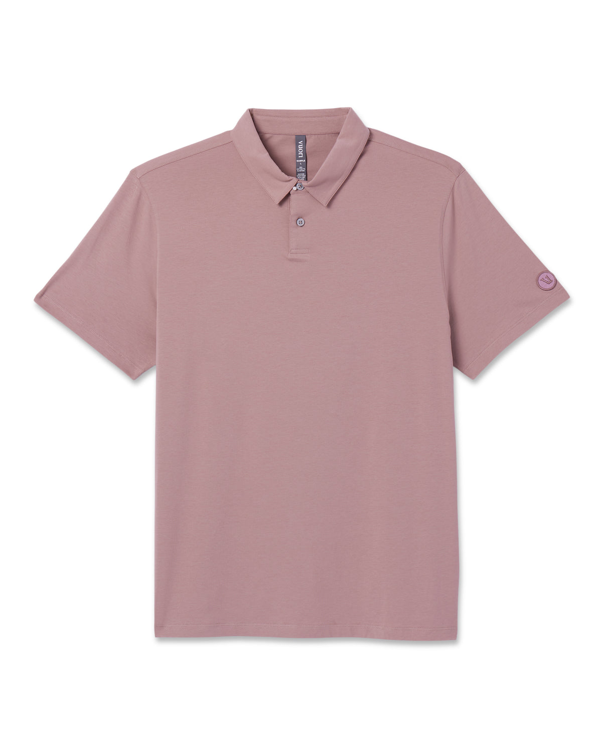 Short Sleeve Feather Polo Zion Rose | Vuori online