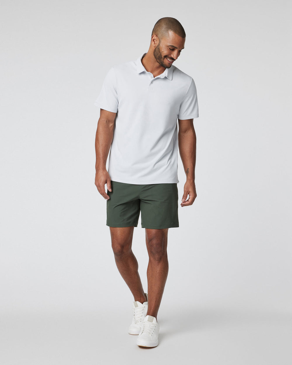 Gamepoint Polo Men's Frost Grey Tennis Polo | Vuori discount