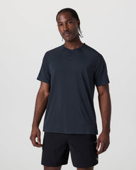 Short Sleeve Viewpoint Henley Navy | Vuori outlet