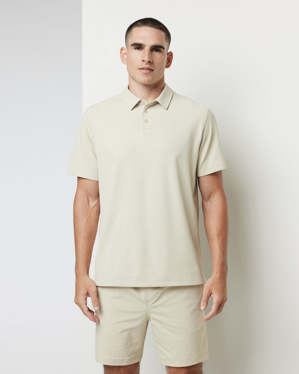 Gamepoint Polo Men's Cashew Tennis Polo | Vuori shop