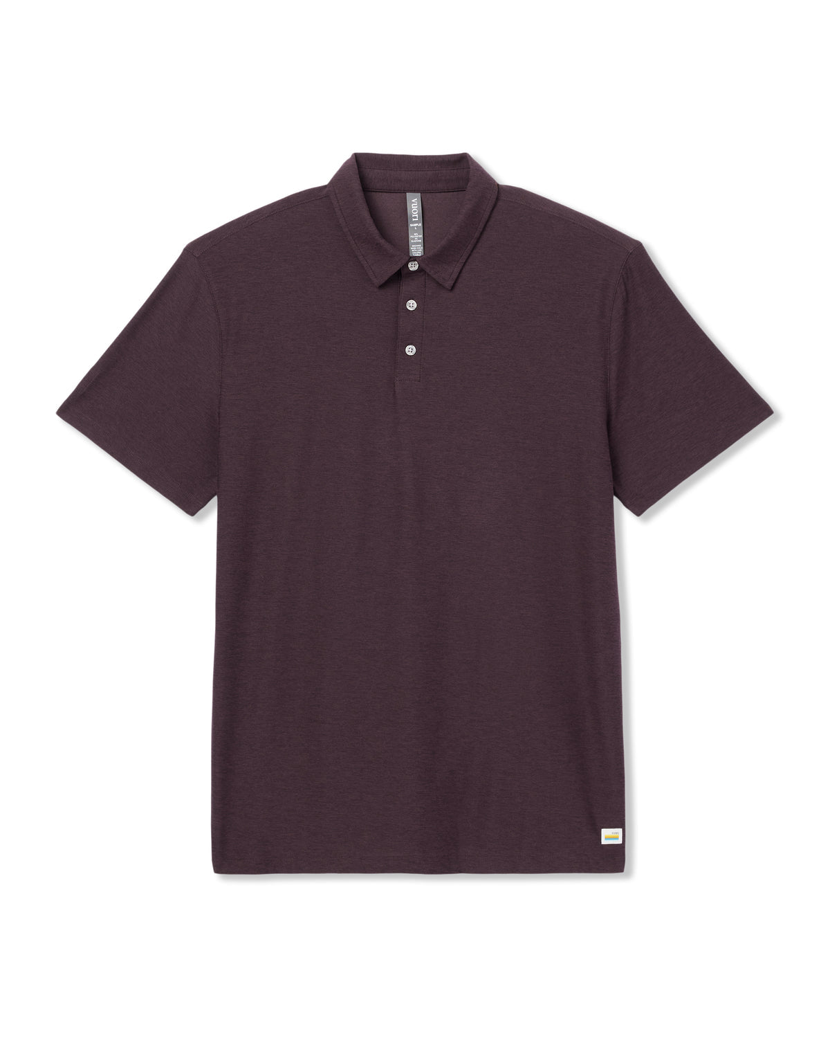 Strato Tech Polo Men's Raisin Heather Performance Shirt | Vuori sale