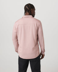 Long Sleeve Knit Oxford Button Down - Classic Fit Mauve | Vuori for sale