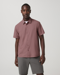 Short Sleeve Manhattan Button Down Men's Adobe Shirt | Vuori discount