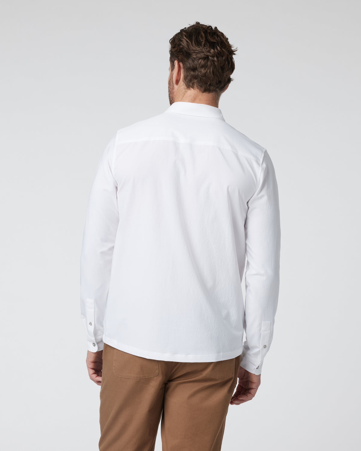 Long Sleeve Manhattan Button Down Men's White Shirt | Vuori sale