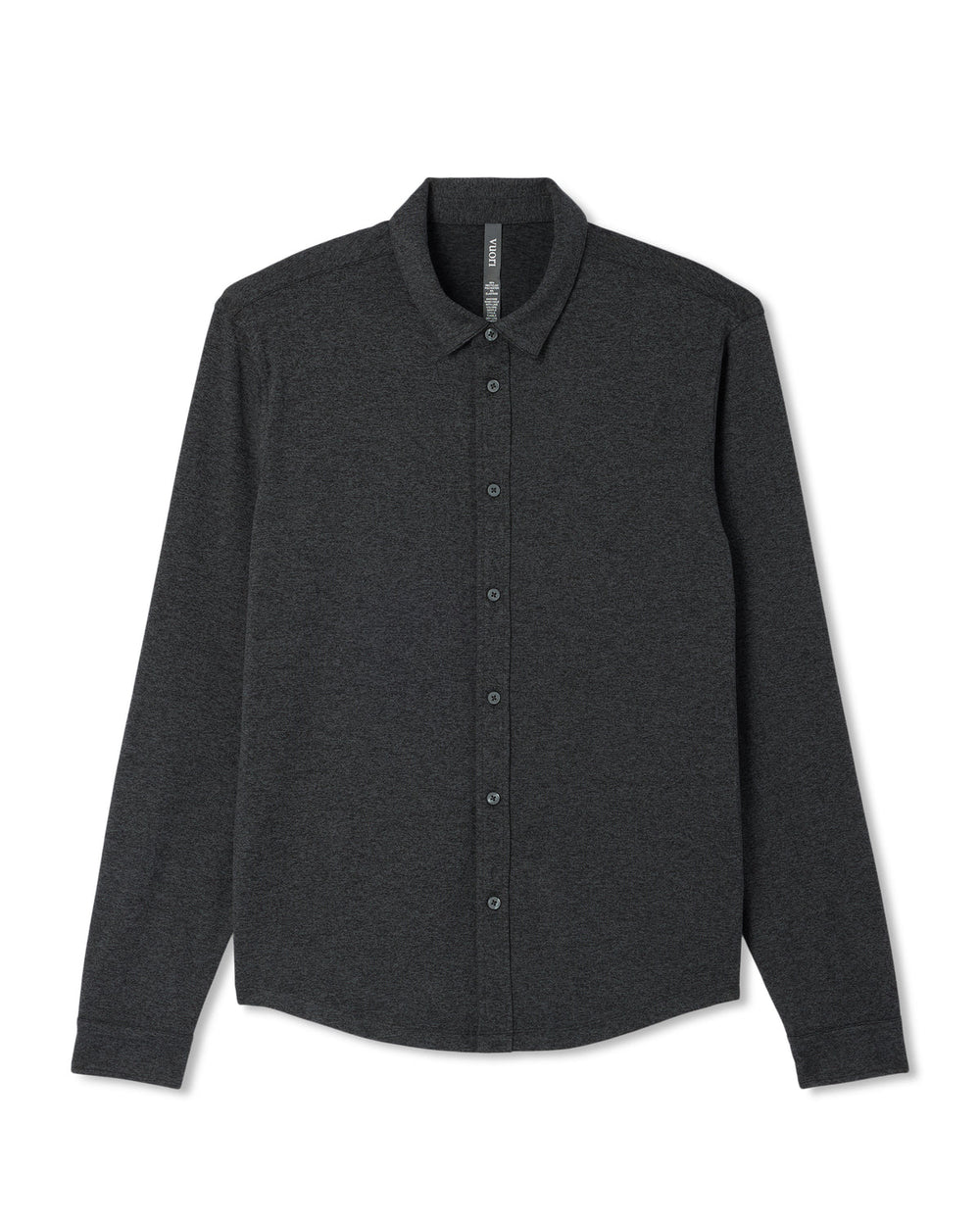 Men's Long Sleeve Ponto Button Down Charcoal Heather | Vuori for sale