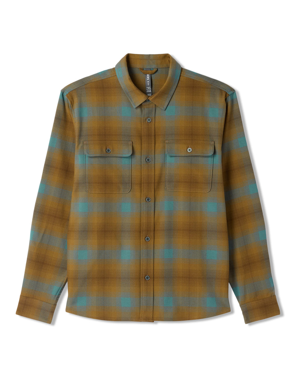 Long Sleeve Flannel Button Down Men's Bluegrass Shirt | Vuori shop