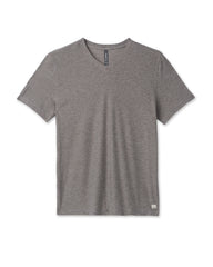 Strato Tech V-Neck Men's Heather Grey Shirt | Vuori discount