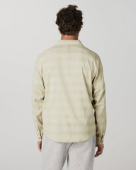 Men's Long Sleeve Plaid Button Down Shirt Sandalwood | Vuori outlet