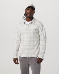 Seaview Plaid Button Down Shirt Men's Dove Shirt | Vuori sale
