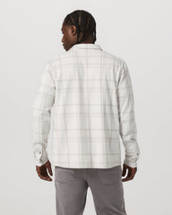 Seaview Plaid Button Down Shirt Men's Dove Shirt | Vuori sale
