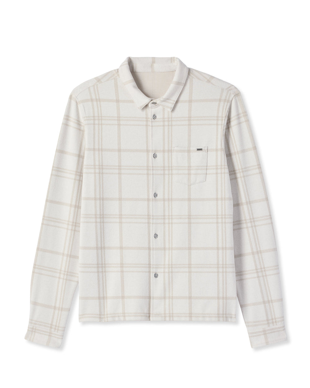 Seaview Plaid Button Down Shirt Men's Dove Shirt | Vuori sale