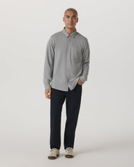Jeffreys Overshirt Men's Grey Button-Up Shirt | Vuori onsale