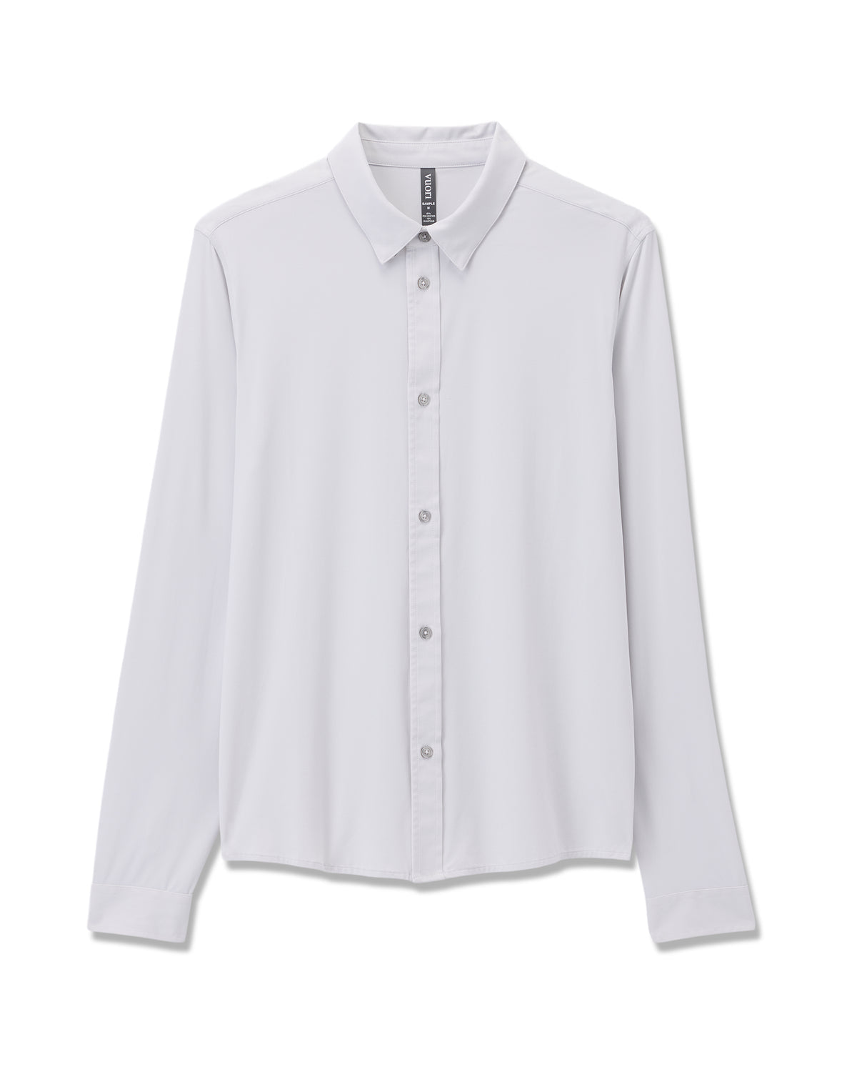 Long Sleeve TravelLite Button Down Frost Grey | Vuori shop