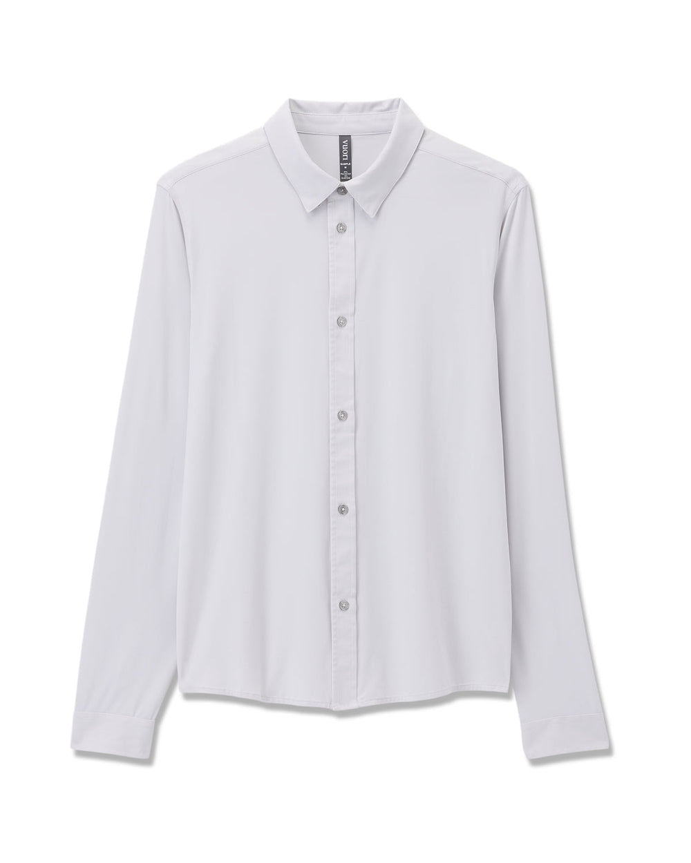 Long Sleeve TravelLite Button Down Frost Grey | Vuori shop