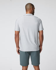 Short Sleeve Strato Button Down Men's Platinum Shirt | Vuori outlet