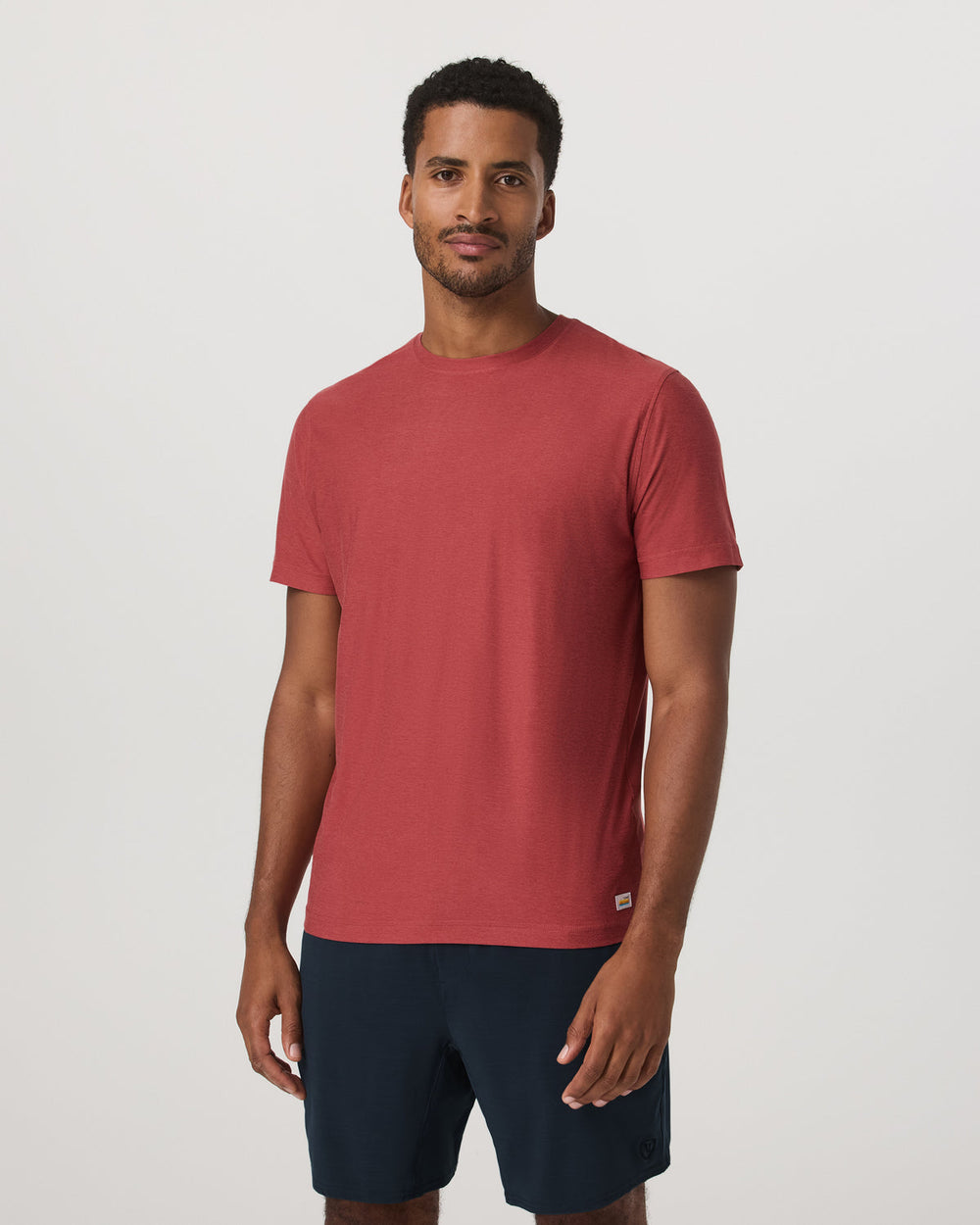 Strato Tech Tee Men's Fire Heather Performance Shirt | Vuori sale