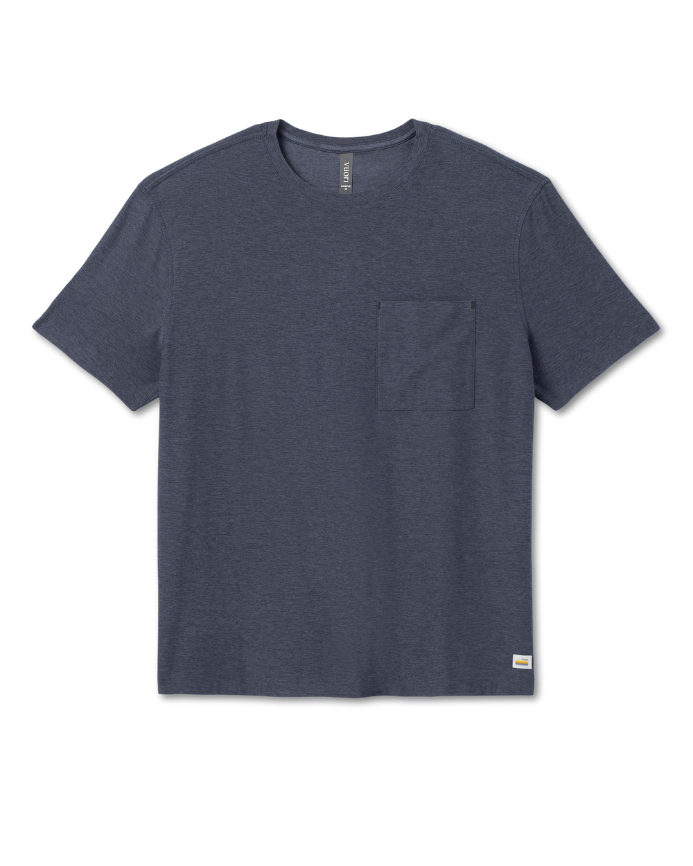 Short Sleeve Strato Pocket Tee-Relaxed Fit Dark Azure Heather | Vuori onsale