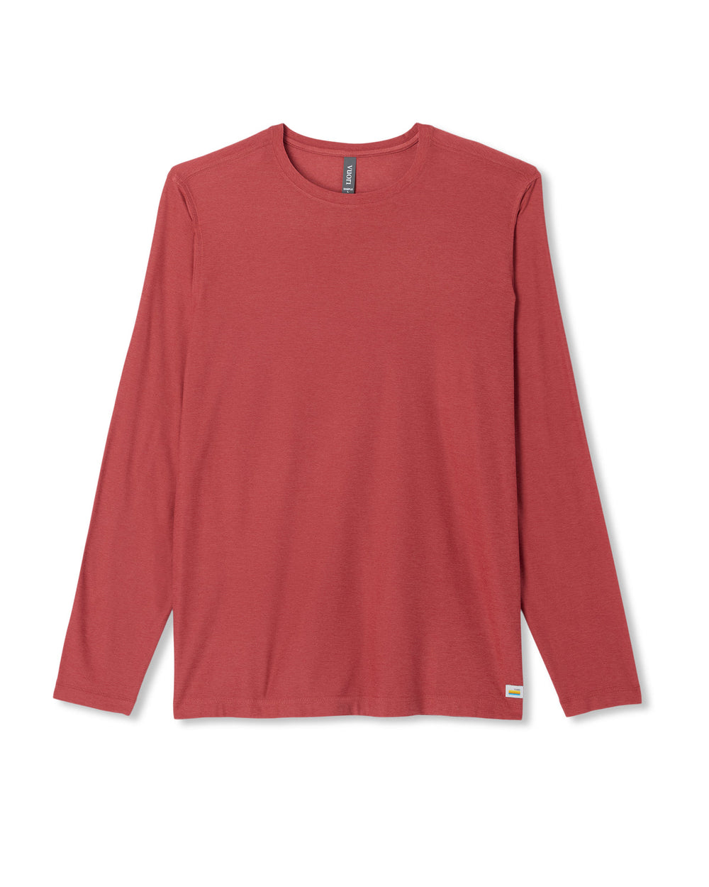 Long Sleeve Strato Tech Tee Fire Heather Workout Shirt | Vuori discount