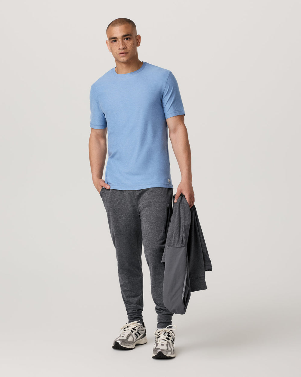 Strato Tech Tee Women's Isle Blue Heather T-Shirt | Vuori outlet