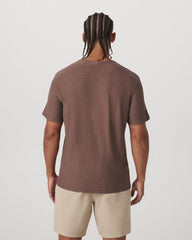Strato Tech Tee Men's Sable Heather Performance T-Shirt | Vuori sale