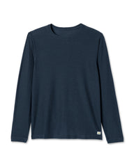 Long-Sleeve Strato Tech Tee Navy Long Sleeve Top | Vuori discount