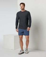 Long-Sleeve Strato Tech Tee Men's Charcoal Shirt | Vuori outlet