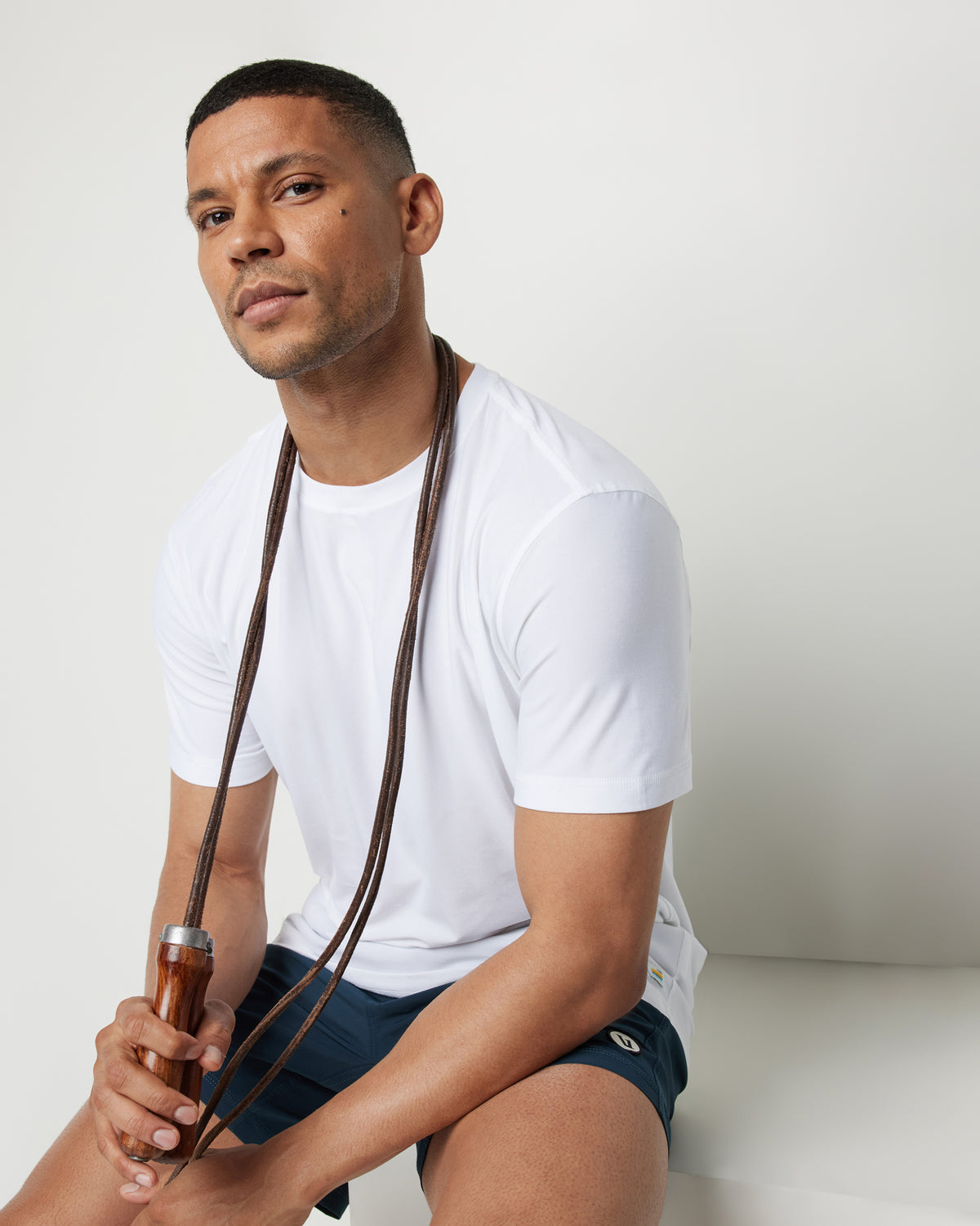 Strato Tech Tee Men's White Tech Shirt | Vuori outlet