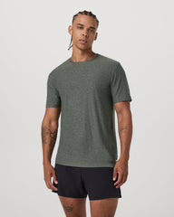 Strato Tech Tee Men's River Rock Heather T-Shirt | Vuori sale