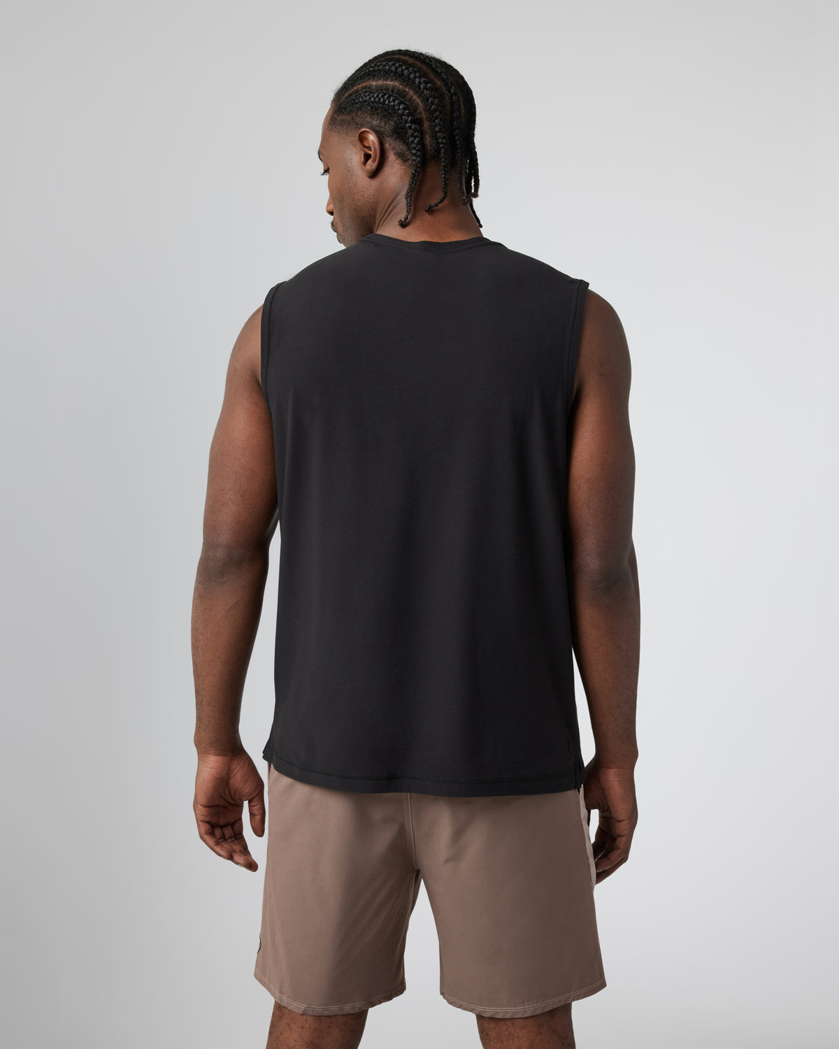 Strato Muscle Tee Men's Black Muscle Shirt | Vuori discount