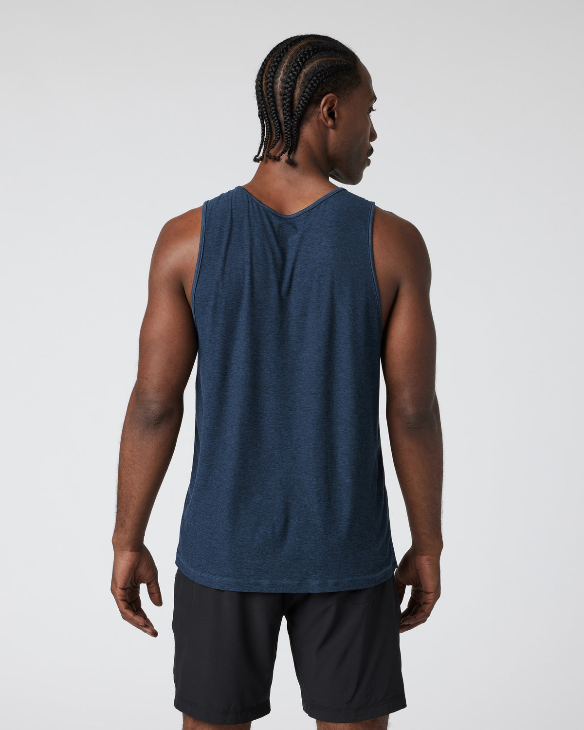 Strato Tech Tank Men's Navy Heather Tank Top | Vuori sale