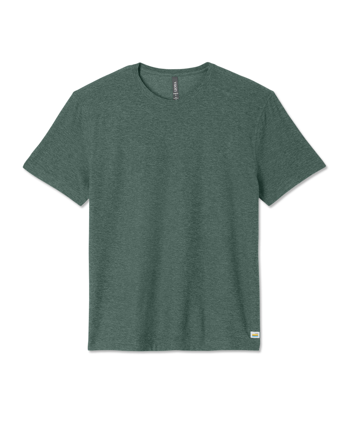 Short Sleeve Strato Tech Tee-Relaxed Fit Agate Green Heather | Vuori discount