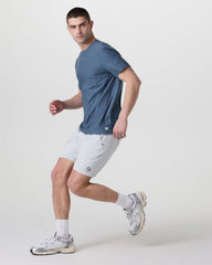 Strato Tech Tee Men's Pool Blue Workout Shirt | Vuori sale