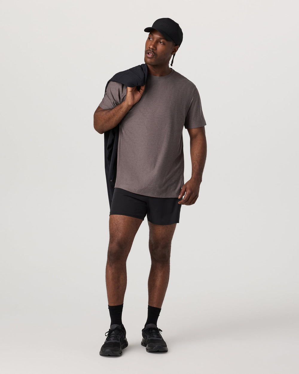 Men's Short Sleeve Strato Tee - Relaxed Fit Huckleberry | Vuori shop