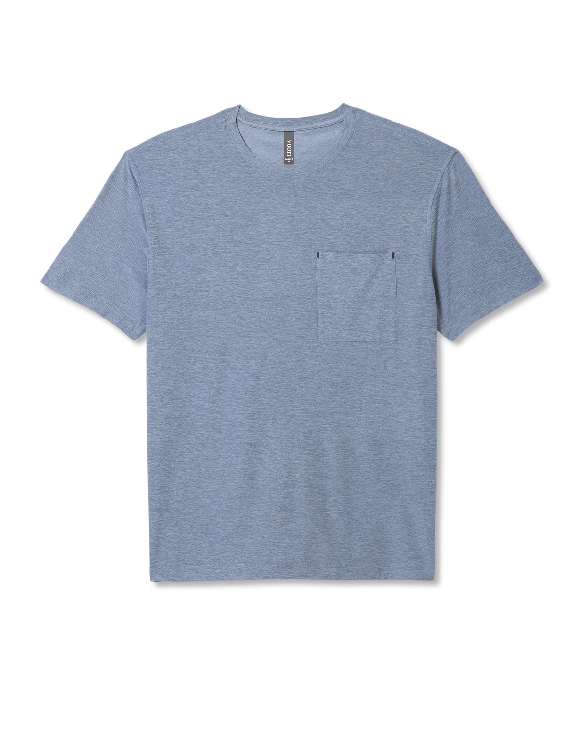 Men's Short Sleeve Strato Pocket Tee - Relaxed Chambray | Vuori online