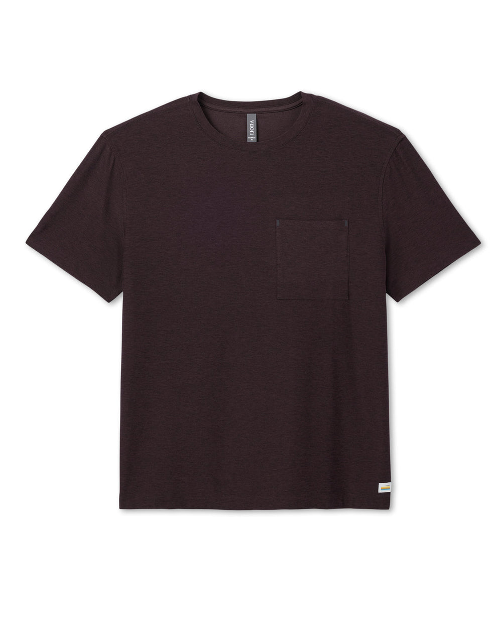 Short Sleeve Strato Pocket Tee - Relaxed Fit Raisin Heather | Vuori discount