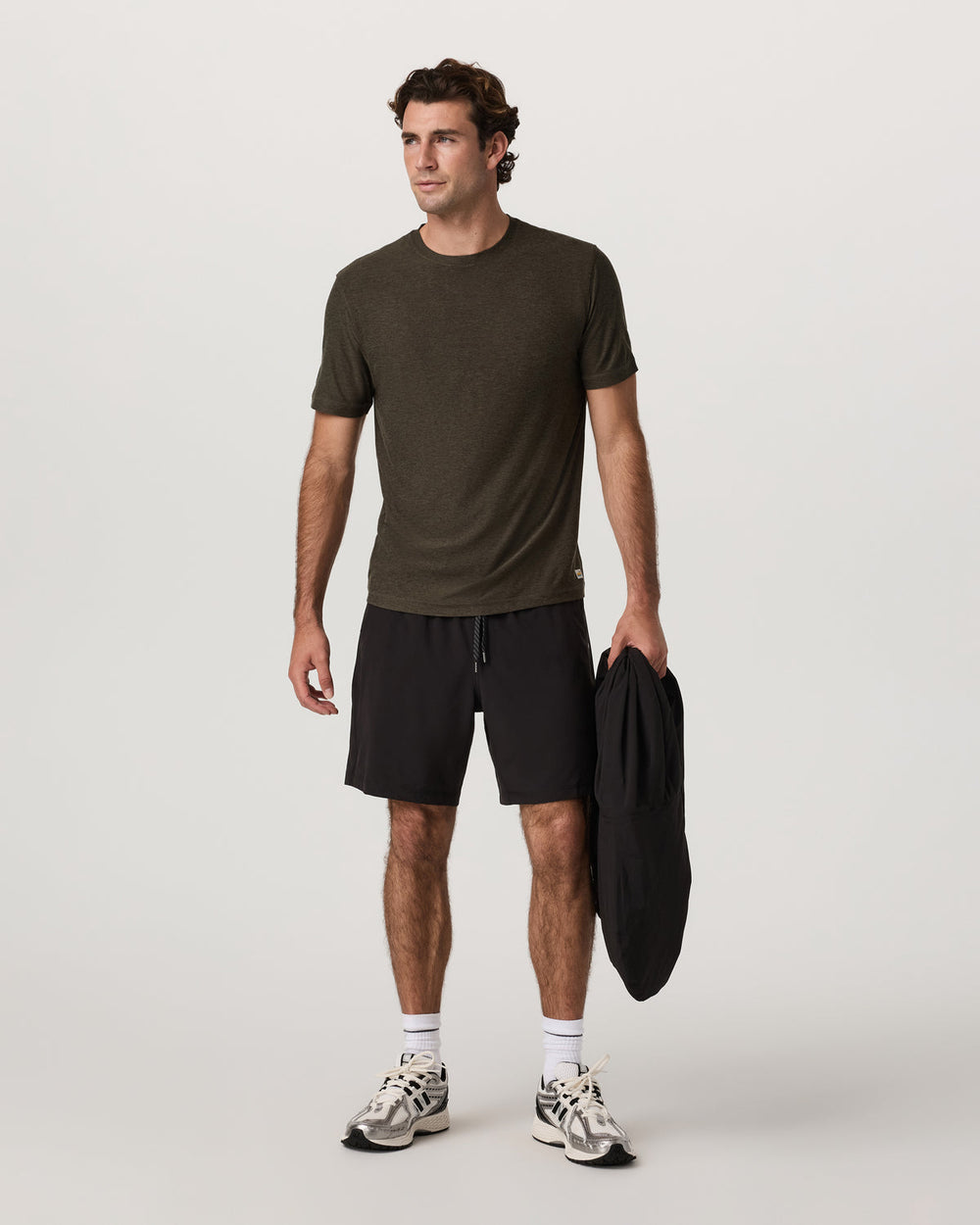 Strato Tech Tee Men's Dark Oregano Heather T-Shirt | Vuori outlet