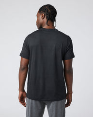 Short Sleeve Ponto Performance Tee Black Heather | Vuori for sale