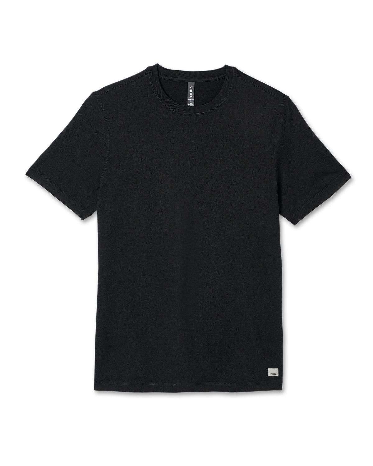 Short Sleeve Ponto Performance Tee Black Heather | Vuori for sale