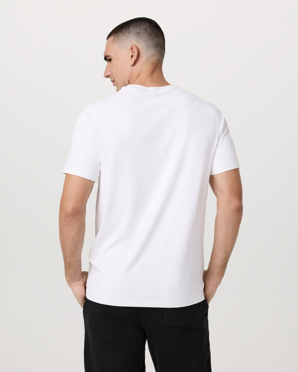 Men's Short Sleeve Ponto Performance Tee White | Vuori sale