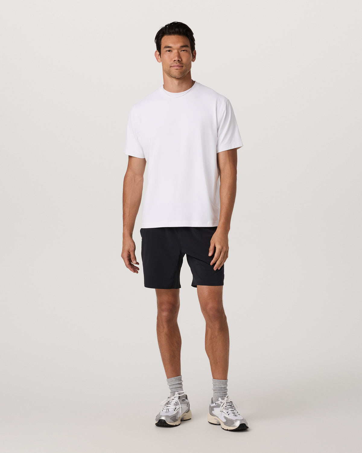 Men's Short Sleeve Ponto Tee - Relaxed White | Vuori onsale