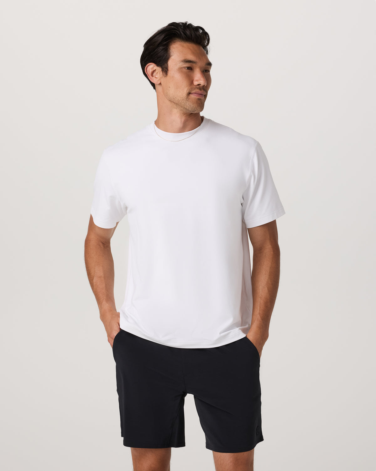 Men's Short Sleeve Ponto Tee - Relaxed White | Vuori onsale
