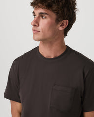 Men's Short Sleeve Ponto Pocket Tee - Relaxed Fit Carbon | Vuori sale