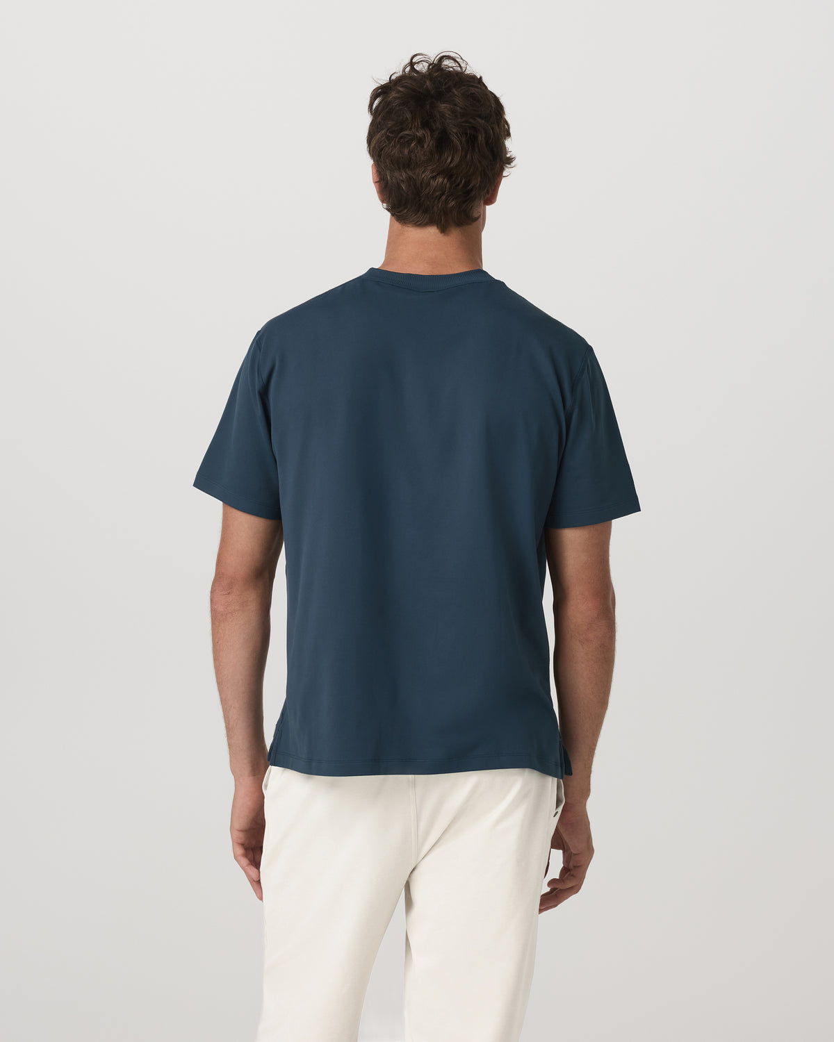 Short Sleeve Ponto Pocket Tee - Relaxed Fit Ocean Blue | Vuori online