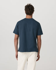 Short Sleeve Ponto Pocket Tee - Relaxed Fit Ocean Blue | Vuori online