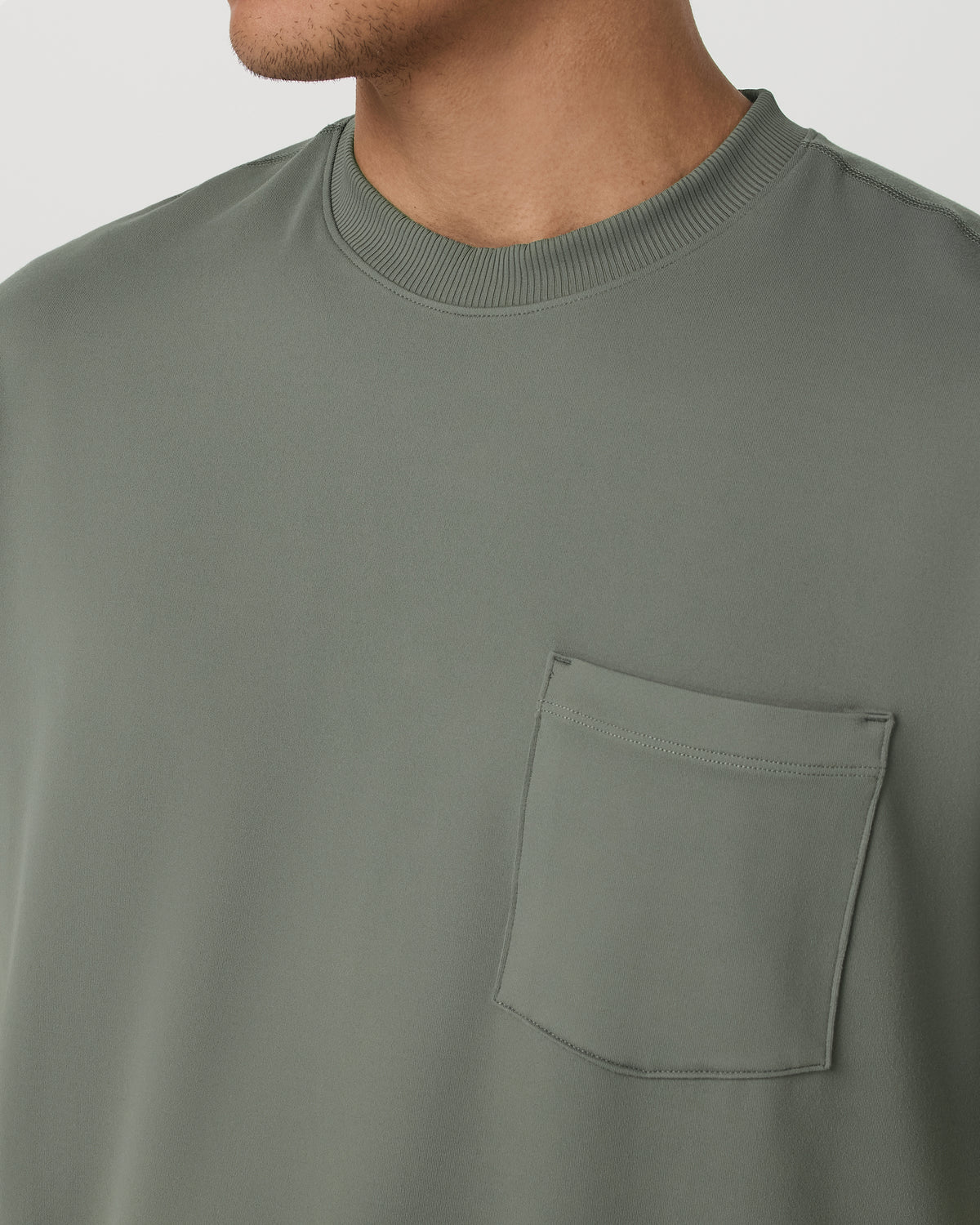 Short Sleeve Ponto Pocket Tee - Relaxed Fit Light Oregano | Vuori outlet