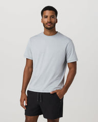 Short Sleeve Ponto Tee - Relaxed Fit Harbor Grey Heather | Vuori onsale