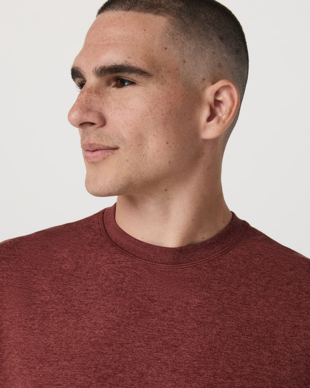 Men's Short Sleeve Ponto Tee - Relaxed Spiced Apple | Vuori online