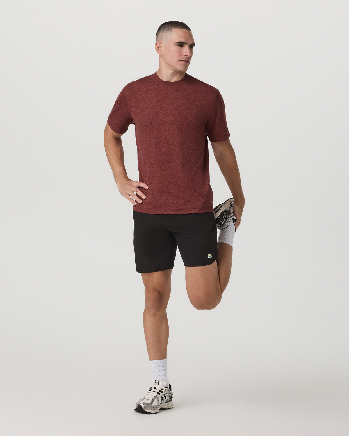 Men's Short Sleeve Ponto Tee - Relaxed Spiced Apple | Vuori online
